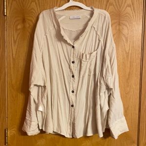 CJLA Alice Blouse in Cream, Size Small, NWOT